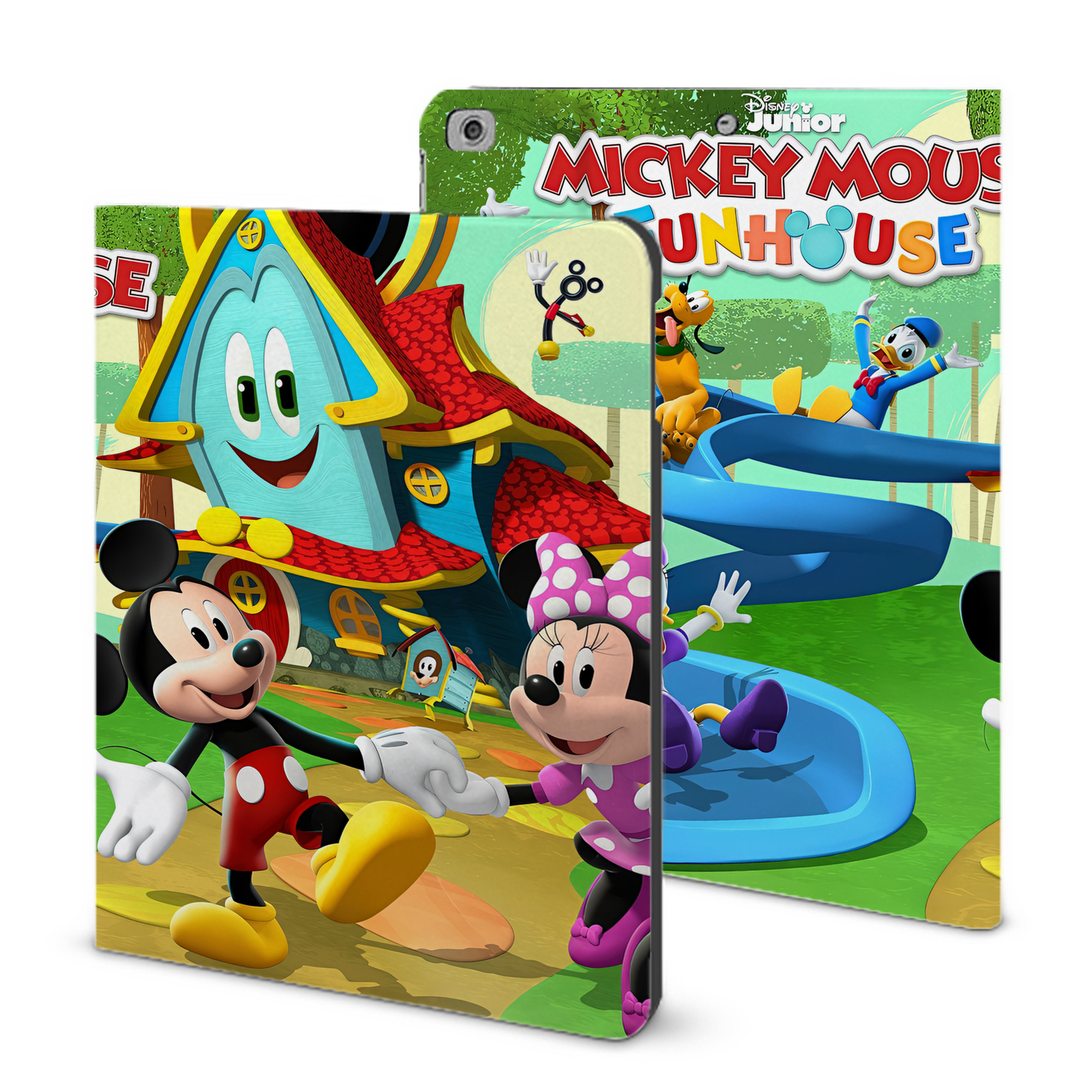 （画像用） ミッキーマウス Mickey Mouse IPad ケース ブック型 PUレザー TPU 耐衝撃 軽量 薄型 ペン収納なし 全面保護 IPad 各モデル対応